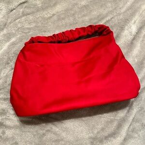 Stoney Clover Lane scrunch handle bag in Ruby